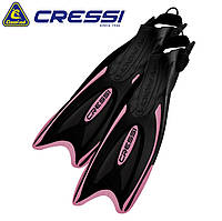 Ласти Cressi Fins Palau Dark/Pink чорно-рожеві XXS/XS (32/35)