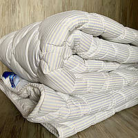 Ковдра на холлофайбері ОДА Двуспального розміру 175х210 Стьобана зимова ковдра високої якості білого кольору