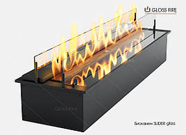 Дизайнерський біокамін Slider glass 600 GlossFire