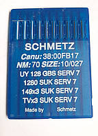 Голки Shmetz UY128 GBS 10/70 SUK Serv7 распошивальнх швейних машин