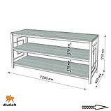 Тумба під телевізор  "Ромбо" ТМ "Металл-Дизайн", фото 5