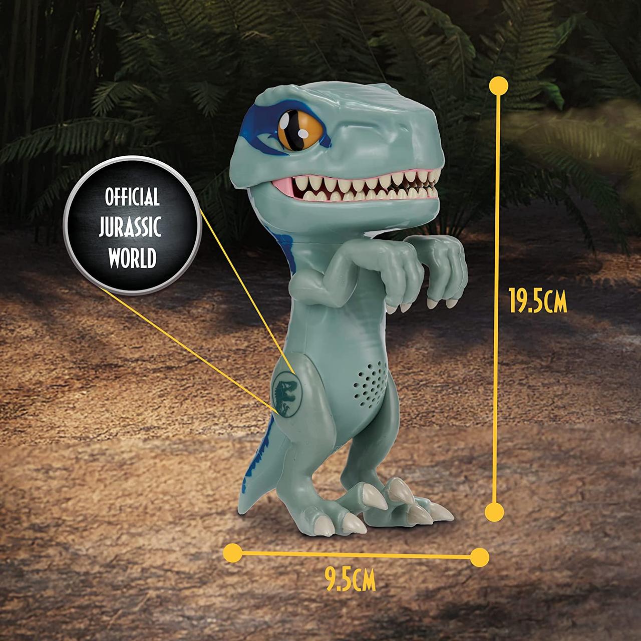 Интерактивная игрушка велоцираптор (звук + свет) Мир Юрского Периода + Blue Trigger Chomper + Jurassic World - фото 3 - id-p1481843507