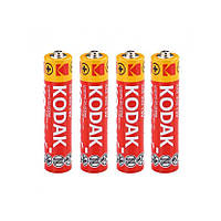 Батарейки Kodak Super Heavy Duty Zinc ААА (R03) солевые 1.5V мизинчиковые 4 шт