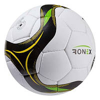 М'яч футбольний Grippy Ronex-JM5, жовтий / чорний.