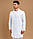 Медичний халат чоловічий білий на кнопках Atteks - 03413, фото 2