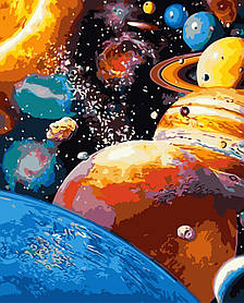 Картина за номерами Origami Космос Планети LW 016 40*50 см