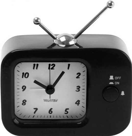 Будильник Present Time черный, фото 1