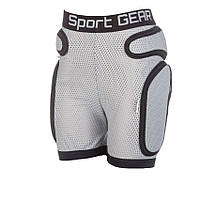 Захисні шорти дитячі для роликів Sport Gear Recruit Gray