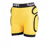 Захисні шорти дитячі для роликів Sport Gear Recruit Yellow, фото 3