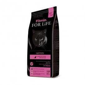 Fitmin cat For Life Kitten / комплексний корм для кошенят у віці до 12-ти місяців, вагітних і лактуючих