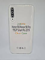 Прозорий силіконовий чохол 2 мм. для Huawei P smart pro/honor 9x