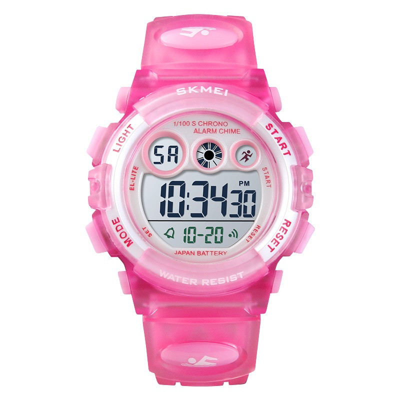 Skmei 1451 рожеві дитячі спортивні годинник, фото 1