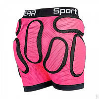 Захисні шорти жіночі для роликів Sport Gear U Rider Pink