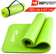Мат для фитнеса ( йоги) HS-N015GM 1,5 см зеленый / коврик-мат складной