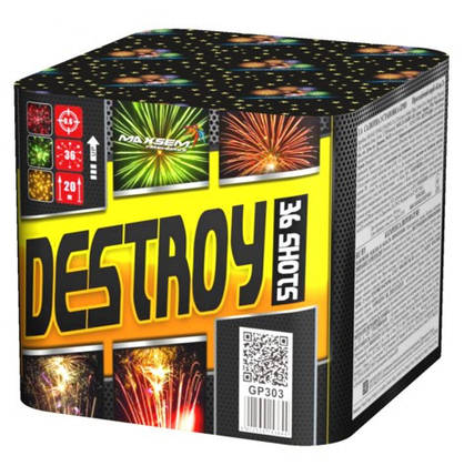 Салют DESTROY Калібр 15 мм \ 36 пострілів GP303, фото 2