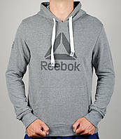 Чоловіча спортивна демісезонна кофта Reebok (Рибок) з капюшоном, трикотаж, Reebok (0645-2)