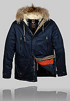 Чоловіча тепла зимова куртка Black Vinyl (z-1207-1), куртки чоловічі, спортивна чоловіча куртка