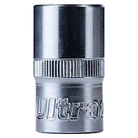 Насадка шестигранная короткая 1/2" 16мм CrV ULTRA (6070162)