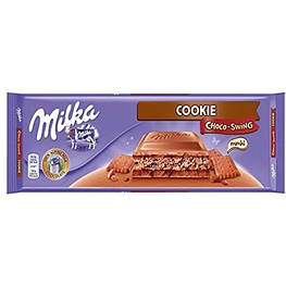 Milka Choco & Cookie Молочний шоколад із шоколадним печивом 300g
