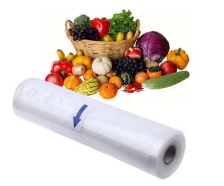 Плівка для вакуумного пакувальника, пакети для вакууматора 25см * 500см, прозорі