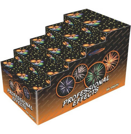 Салют PROFESSIONAL EFFECTS Калібр 20,25,30,50 мм \ 66 пострілів GWM6601, фото 2
