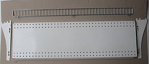 Додаткова полиця до стелажам + бар'єр «Колумб» 30х100 см, кремова, Б/у