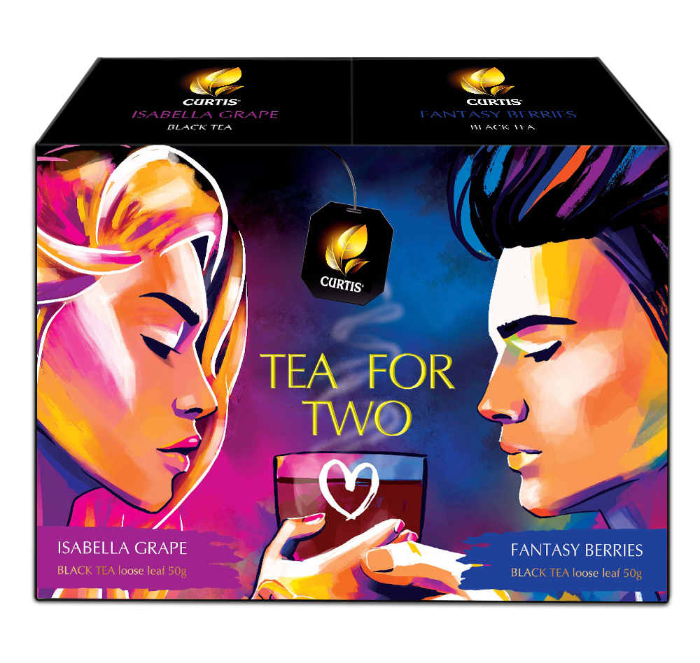 Подарунковий набір листового чаю Curtis Tea For Two, фото 1