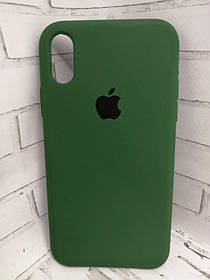 Чохол на iPhone XR накладка бампер протиударний Original Soft Touch pacific green