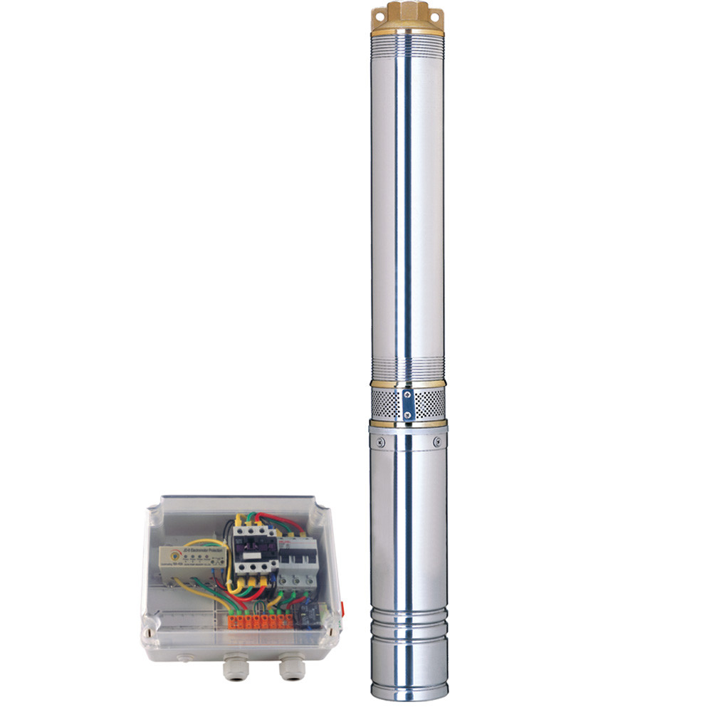 Насос відцентровий свердловинний 380В 7,5кВт H 201(110)м Q 270(200)л/мин Ø102мм(з 3-х частин) DONGYIN, фото 1