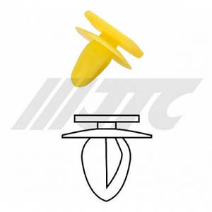Кліпса автомобільна пластикова (для оббивки MITSUBISHI) (25шт.)