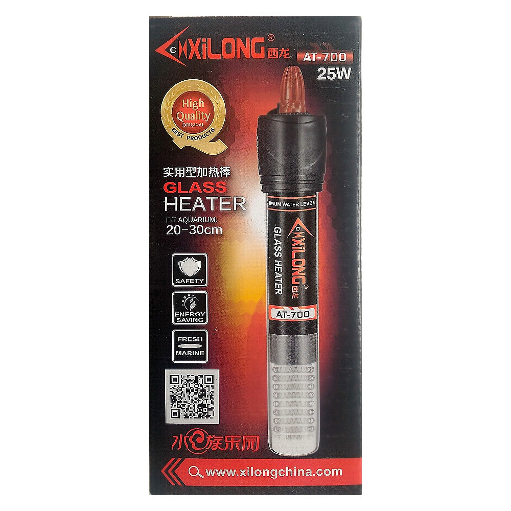 Обігрівач для акваріума Xilong АТ-700, 25W, фото 1