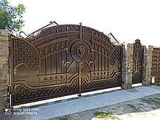Ворота ковані Бостон, фото 3