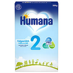 Humana 2 від 6 до 12 місяців, 300г Суха дитяча мол. суміш почат (Хумана)