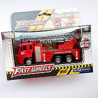 Іграшкова пожежна машина з драбиною Пожежна машина функціональна іграшка