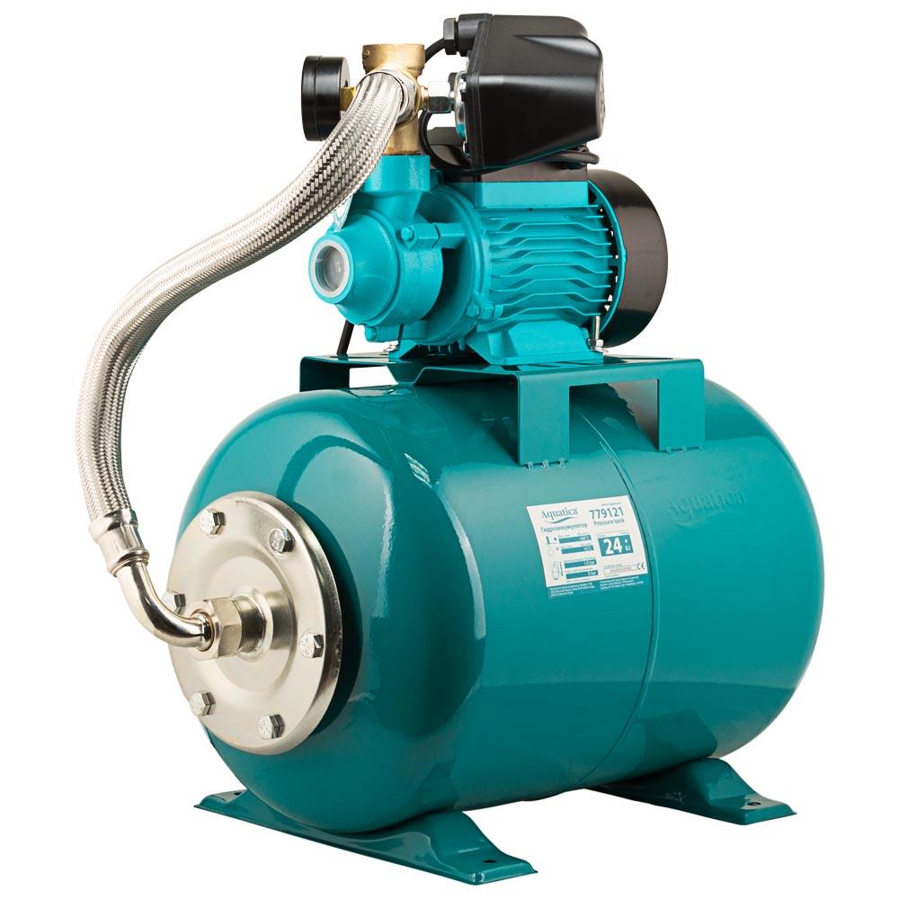 Станція 0.37кВт Hmax 40м Qmax 40 л/хв (вихровий насос) 24 л AQUATICA