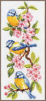 Набор для вышивки крестом Vervaco Birds on blossoms "Птицы на цветах"