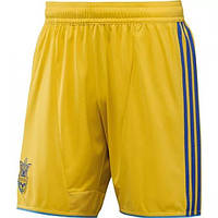 Шорты спортивные игровые Adidas Ukraine FFU X11616, Жёлтый, Размер (EU) - L