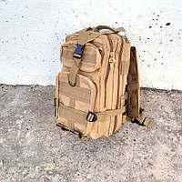 Тактический штурмовой рюкзак койот Military 25 л Армейский, военный, походный, рюкзак Милитари для охоты