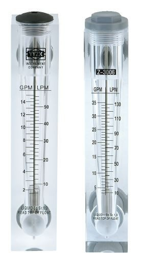 Ротаметр панельного типу Z-300K7, 1", 10-130 л/хв (без регулятора потоку)
