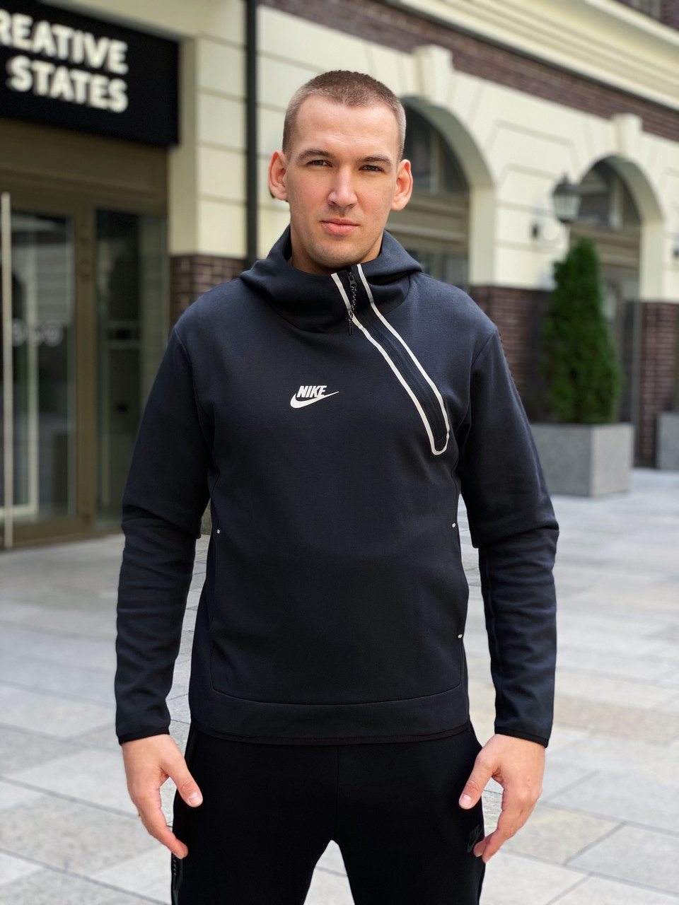 Худі чоловіче Nike Sportswear Tech Fleece men's Pullover Hoodie / CLO-271 (Розміри:M)
