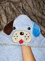 Махровое полотенце детское с капюшоном