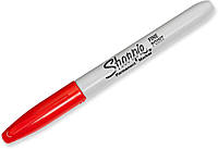 Маркер перманентный Sharpie Permanent Markers, Fine Point Красный 1 шт. ( 30002-1)