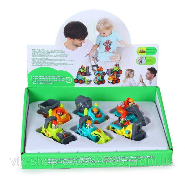 Іграшкова машинка Hola Toys Будівельна техніка, 6 видів в асорт. (3116C) - фото 1 - id-p1481999181