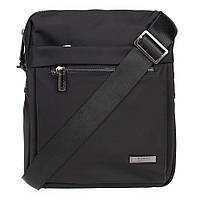 Чоловіча сумка через плече Nobol чорна, містка, 7 відділень (5305-3)