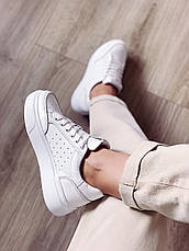 Білі кеди жіночі шкіряні Осень 2021 Ditas, фото 3