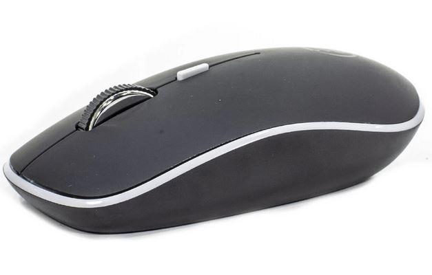 Миша бездротова тиха плоска 1600dpi iMice G-1600, сіра