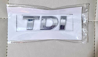 Емблема значок на багажник, напис на багажник TDI (хром) GOLF 09<, T6 (5K0 853 675P 739)