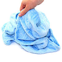 М'яка іграшка-подушка Хом'як з пледом 3 в 1 блакитний 35*25*20 см (M11186), фото 7