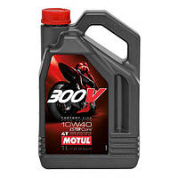 Motul 300V 4T Factory Line Road Racing 10W-40 4л (836141/104121) Синтетическое моторное масло для мотоциклов