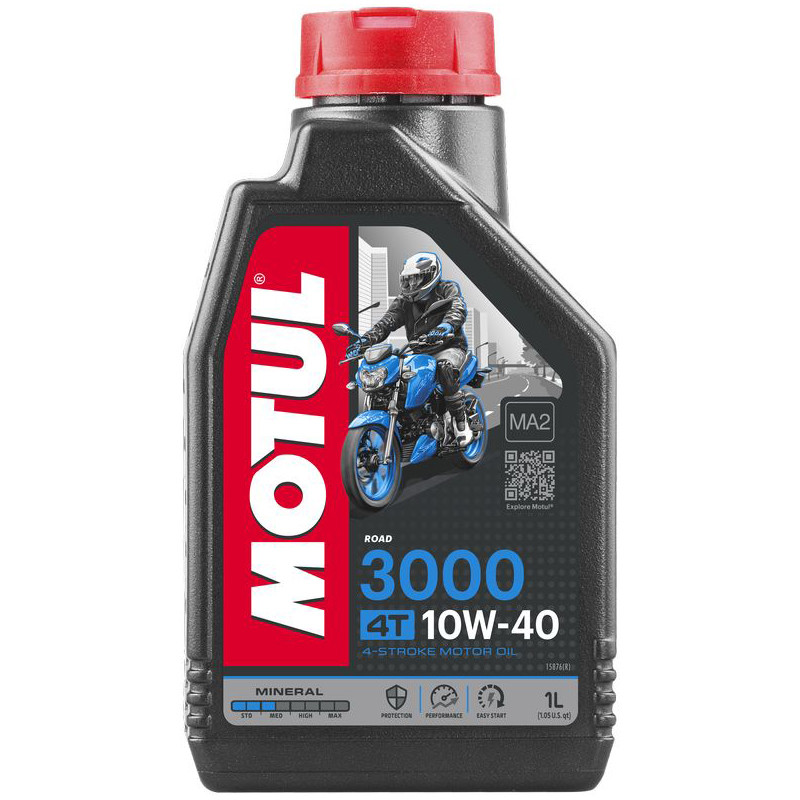 Motul 3000 4T SAE 10W-40 Мінеральне моторне масло для мотоциклів (846011/107672) 1л